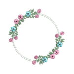 matriz de bordado moldura floral para bordar Matrizes Lindas