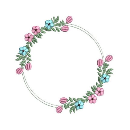 matriz de bordado moldura floral para bordar Matrizes Lindas