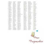 Matriz de Bordado 460 Nomes Raminhos Flores - Imagem 5