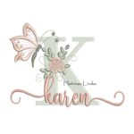 Matriz de Bordado - Nome Karen