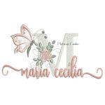 Matriz de Bordado - Nome Maria Cecília
