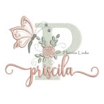 Matriz de Bordado - Nome Priscila