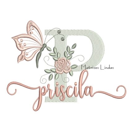 Matriz de Bordado - Nome Priscila