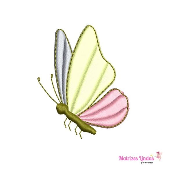 Matriz de Bordado borboleta para bordar ML