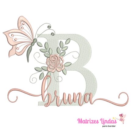 Matriz de Bordado – Nome Bruna