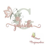 Matriz de Bordado - Nome Gabriella