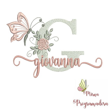Matriz de Bordado – Nome Giovanna
