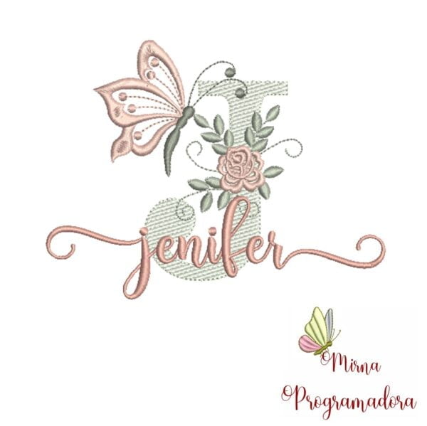 Matriz de Bordado - Nome Jenifer