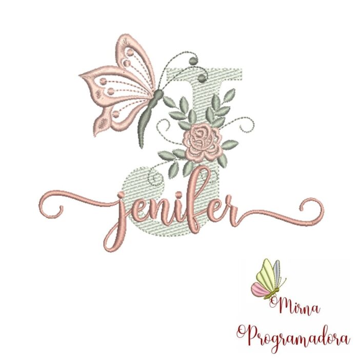 Matriz de Bordado - Nome Jenifer - Imagem 1