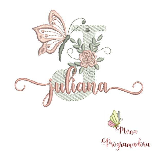 Matriz de Bordado - Nome Juliana