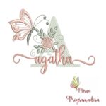 Matriz de Bordado - Nome Agatha