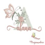Matriz de Bordado - Nome Alana