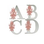Matriz de bordado – Alfabeto Lacinho Flores - Imagem 6