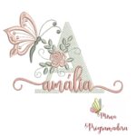 Matriz de Bordado - Nome Amália