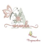 Matriz de Bordado - Nome Amanda
