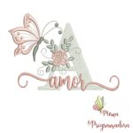 Matriz de Bordado - Nome Amor