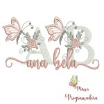 Matriz de Bordado - Nome Ana Bela