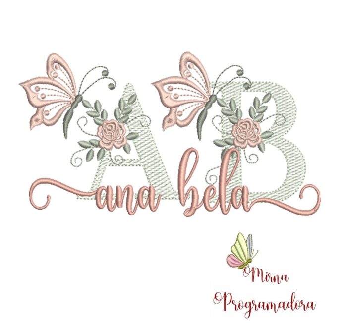 Matriz de Bordado – Nome Ana Bela