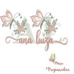 Matriz de Bordado - Nome Ana Luíza