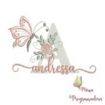 Matriz de bordado – Andressa