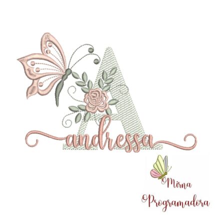 Matriz de bordado – Andressa