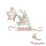 Matriz de Bordado - Nome Anna