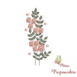 Matriz de Bordado - Pacote Raminho flores - Imagem 6