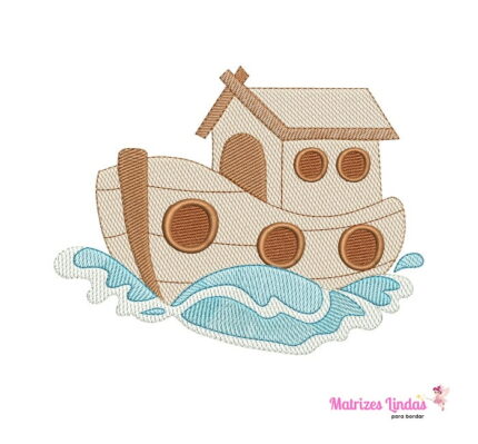 Matriz de Bordado – Barco