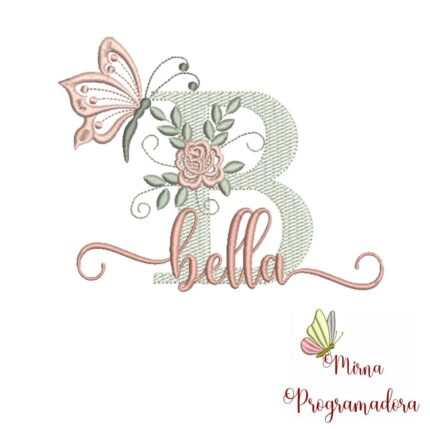 Matriz de Bordado – Nome Bella