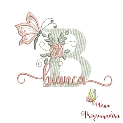 Matriz de Bordado – Nome Bianca