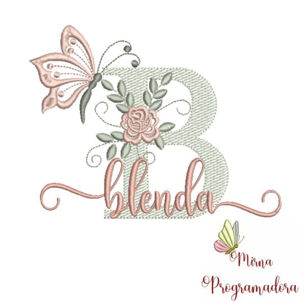 Matriz de Bordado - Nome Blenda