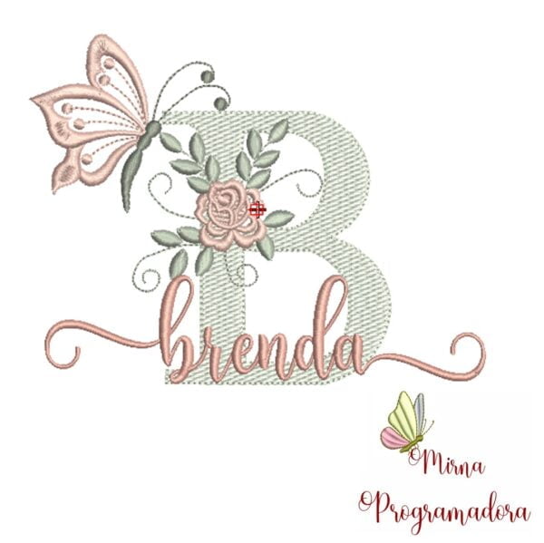 Matriz de Bordado - Nome Brenda