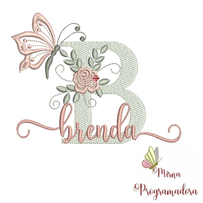 Matriz de Bordado – Nome Brenda