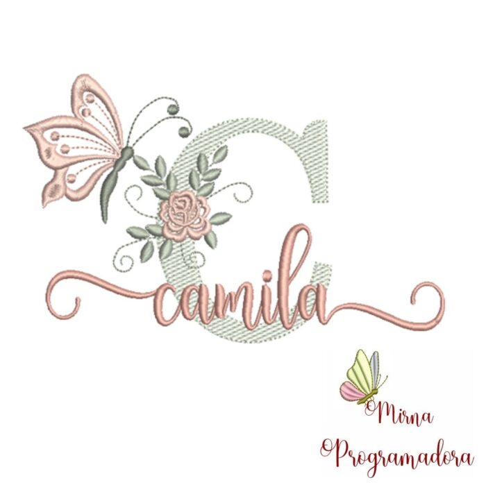 Matriz de Bordado – Nome Camila