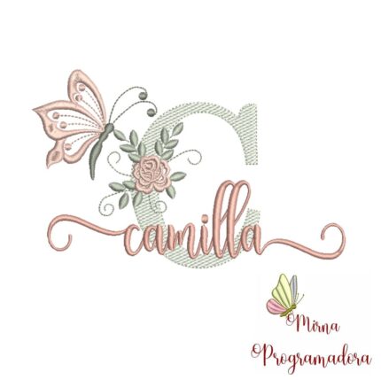 Matriz de Bordado – Nome Camilla