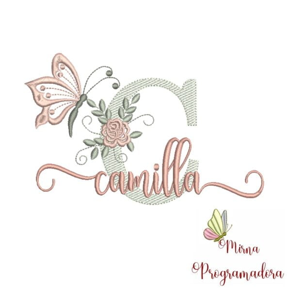 Matriz de Bordado - Nome Camilla