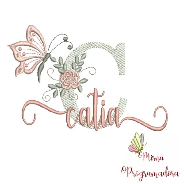 Matriz de Bordado - Nome Catia