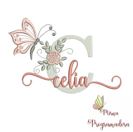 Matriz de Bordado – Nome Celia