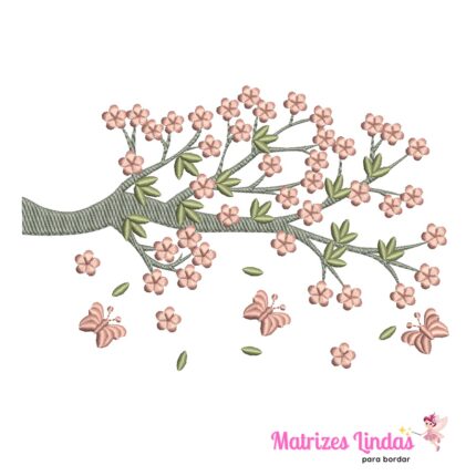 matriz de bordado cerejeira para bordar ML