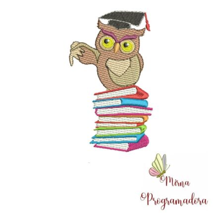 Matriz de Bordado – Corujinha Livro Matriz de Bordado – Corujinha Livro