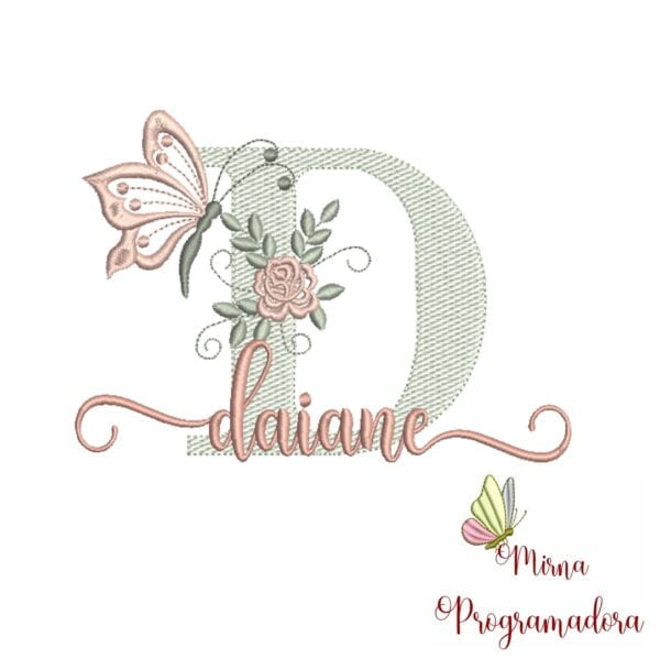 Matriz de Bordado - Nome Daiane