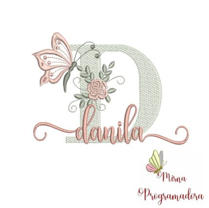 Matriz de Bordado – Nome Danila