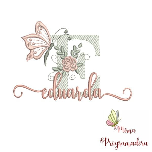 Matriz de Bordado - Nome Eduarda