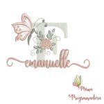 Matriz de Bordado - Nome Emanuelle