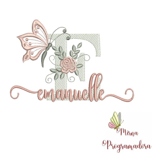 Matriz de Bordado - Nome Emanuelle