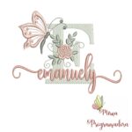 Matriz de Bordado - Nome Emanuely