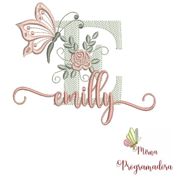 Matriz de Bordado - Nome Emilly