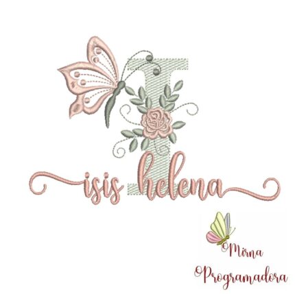 Matriz de bordado - Isis Helena