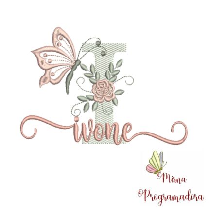 Matriz de Bordado – Nome Ivone Matriz de Bordado – Nome Ivone