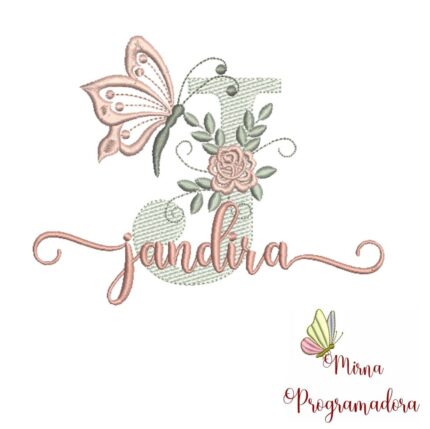 Matriz de Bordado – Nome Jandira